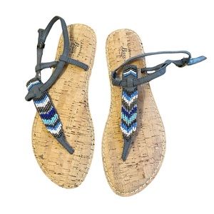 Bass & Co. Beaded Sandals